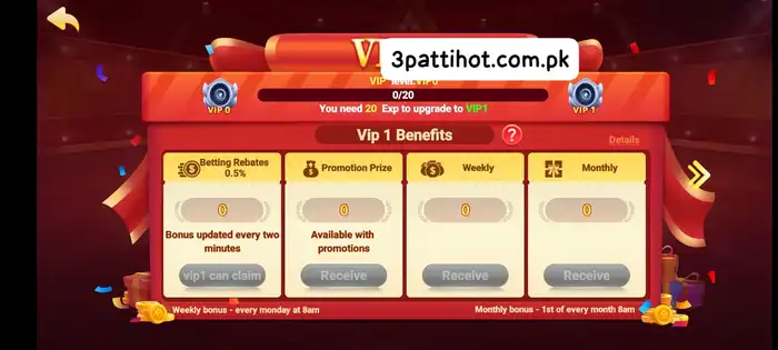 3 patti hot VIP Benefits